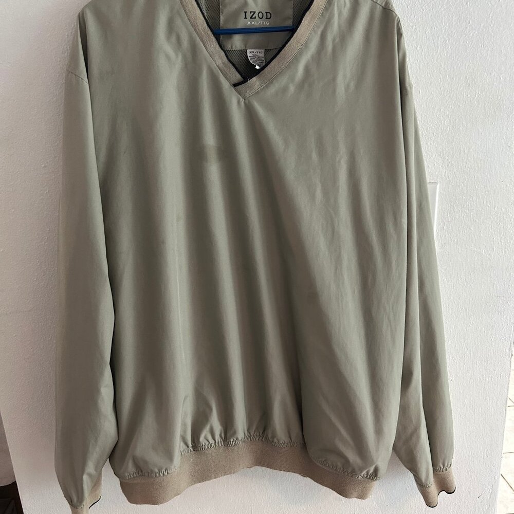 Izod Men's Pullover Jacket with Side Pockets Sixe XXL